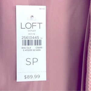 Ann Taylor LOFT (NWT) Mauve/Pink Cropped Blazer: Small Petite (SP)